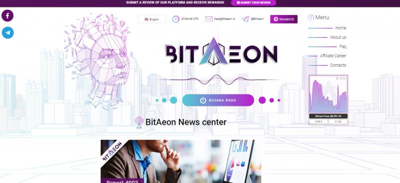 BitAeon.io - More than 80 days since the launch of the platform.