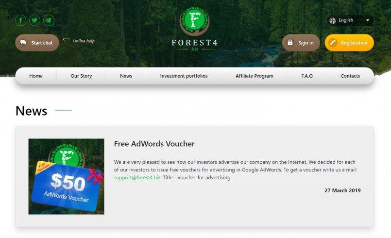 Forest4.biz - Free AdWords Voucher.