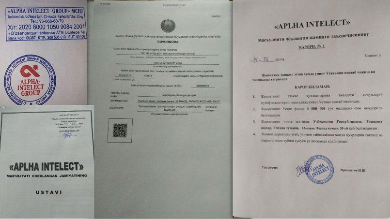 AlphaIntelect.net - Opened a representative office in Uzbekistan!