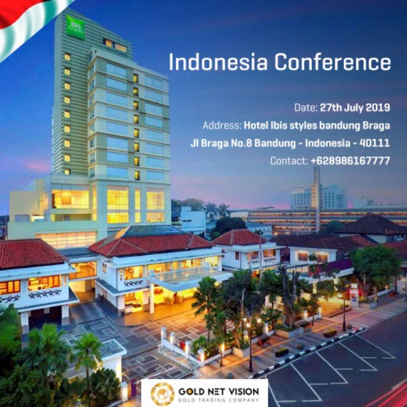 Goldnetvision.com — Конференция в Индонезии - 27 июля 2019 года.