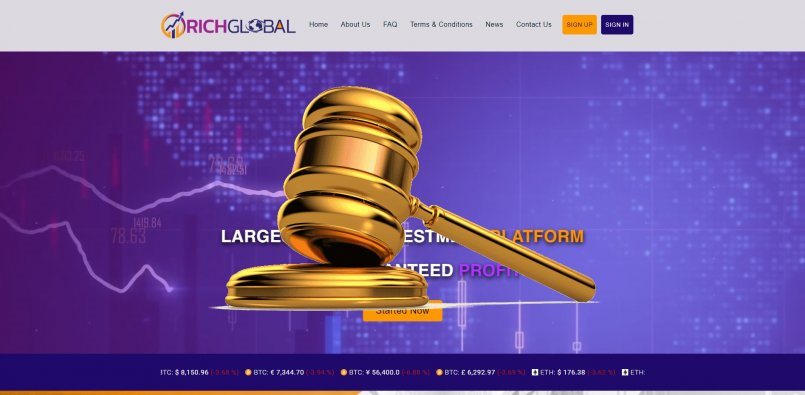 Richglobal.trade - SCAM! Compensation paid.
