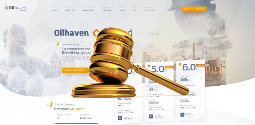Oilhaven.net - SCAM! Compensation paid.